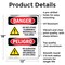 Signmission Do Not Store Flammable Materials Bilingual Danger Sign, Aluminum, 12in W x 18in L, 2PK OS-2PACK-DS-A-1218-VS-1174 - alternate 5
